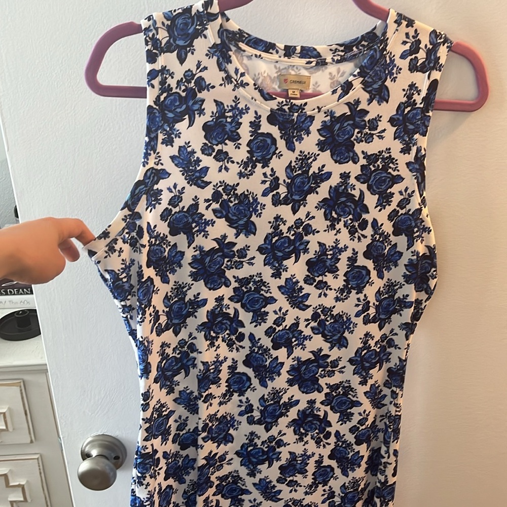 Cremieux Blue Floral dress